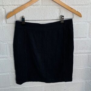 T by Alexander Wang Asymmetrical Elastic Pull On Black Mini Skirt sz XS